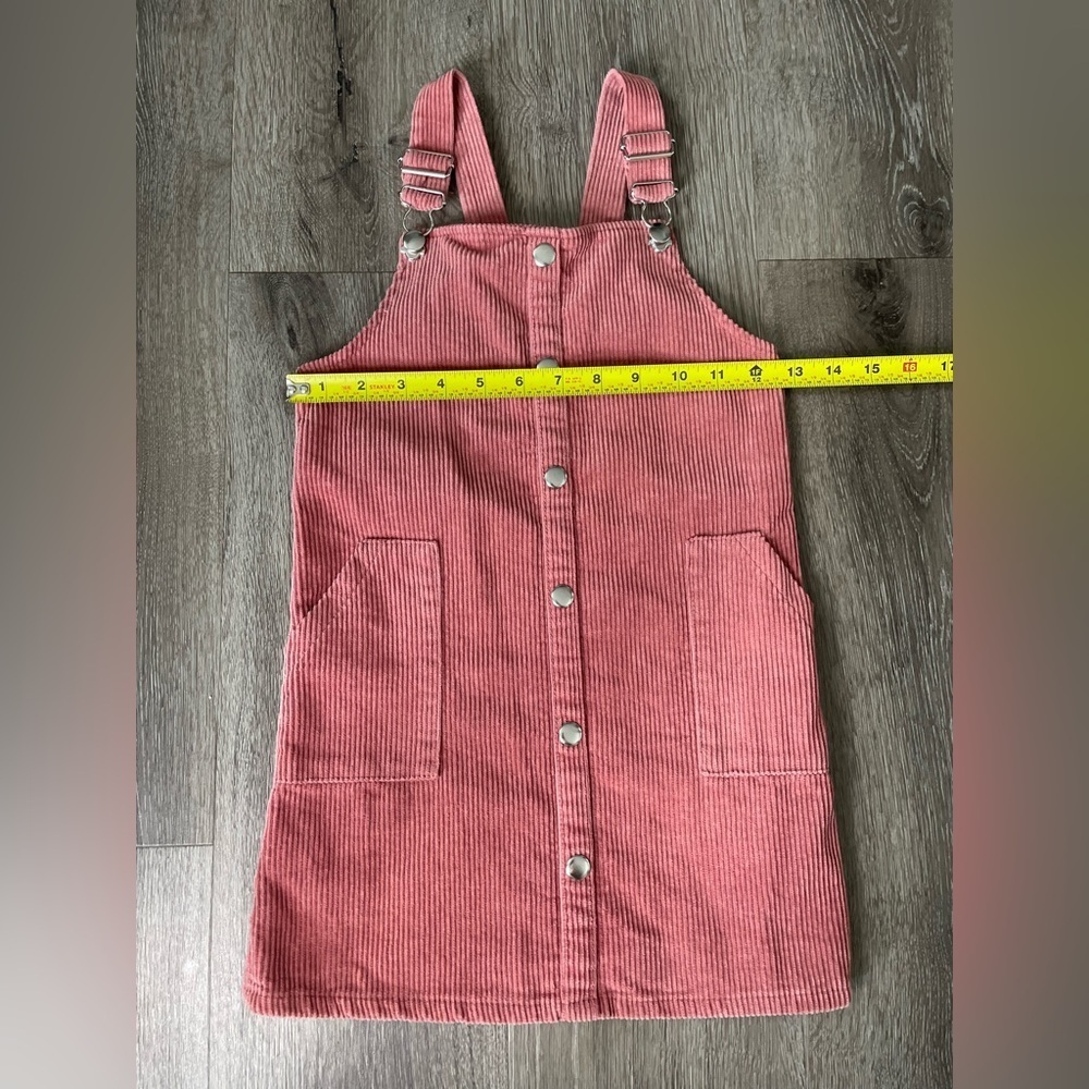 Denim&Co Blush Pink Corduroy Dress - Picture 4 of 11